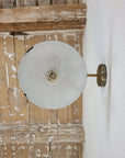 Applique Atelier Vintage - Luminaire métal émaillé vert
