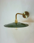 Applique Atelier Vintage - Luminaire métal émaillé vert