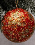 Boule de Noël Trèfle Rouge