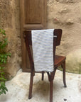 Torchon / Tablier Rayure Beige Bleu