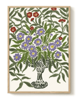 Affiche La Poire - Fleurs Violettes