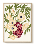 Affiche La Poire - Fleurs Blanches
