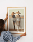Affiche - Deux Femmes De Dos