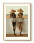 Affiche - Deux Femmes De Dos