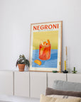 Affiche - Cocktail Negroni - Elin PK