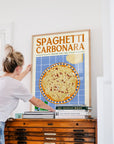 Affiche - Spaghetti Carbonara - Elin PK