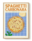 Affiche - Spaghetti Carbonara - Elin PK
