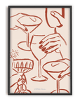 Affiche - Tchin-Tchin Rouge