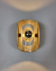 Applique murale en métal - luminaire vintage année 70