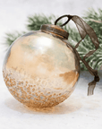 Boule de Noël en Verre Texturée
