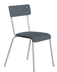 Chaise Adulte Gris Bleu, Les Gambettes