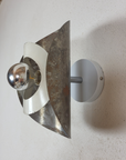 Applique murale en métal - luminaire vintage année 70