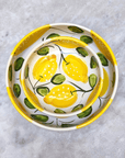 Saladier Plat Citron - Céramique Artisanale