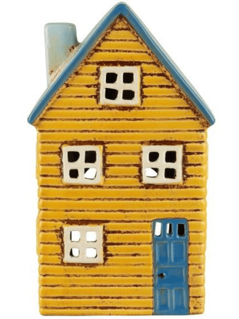 Photophore  Maison - Céramique Jaune