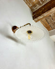 Applique Dentelle Vintage - Luminaire verre opaline
