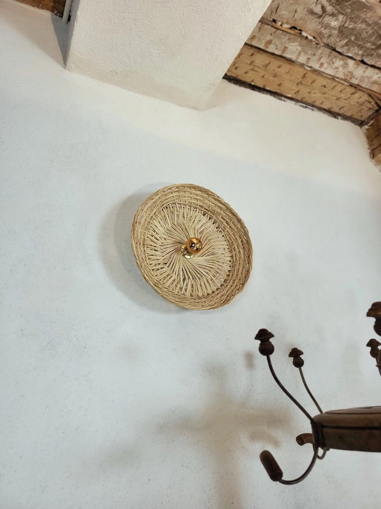 Applique Murale Corbeille - Fibre Naturelle