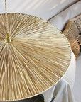 Suspension Ombrelle - Luminaire raphia fait main (Précommande)