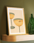 Affiche - Vacances Dans Un Verre