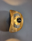 Applique murale en métal -  luminaire vintage année 70