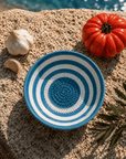 Bol râpe-ail rayé – Céramique Artisanale