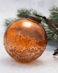 Boule de Noël en Verre Texturée