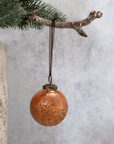 Boule de Noël en Verre Texturée