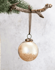 Boule de Noël en Verre Texturée