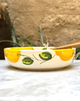 Saladier Plat Citron - Céramique Artisanale