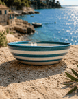 Bol râpe-ail rayé – Céramique Artisanale